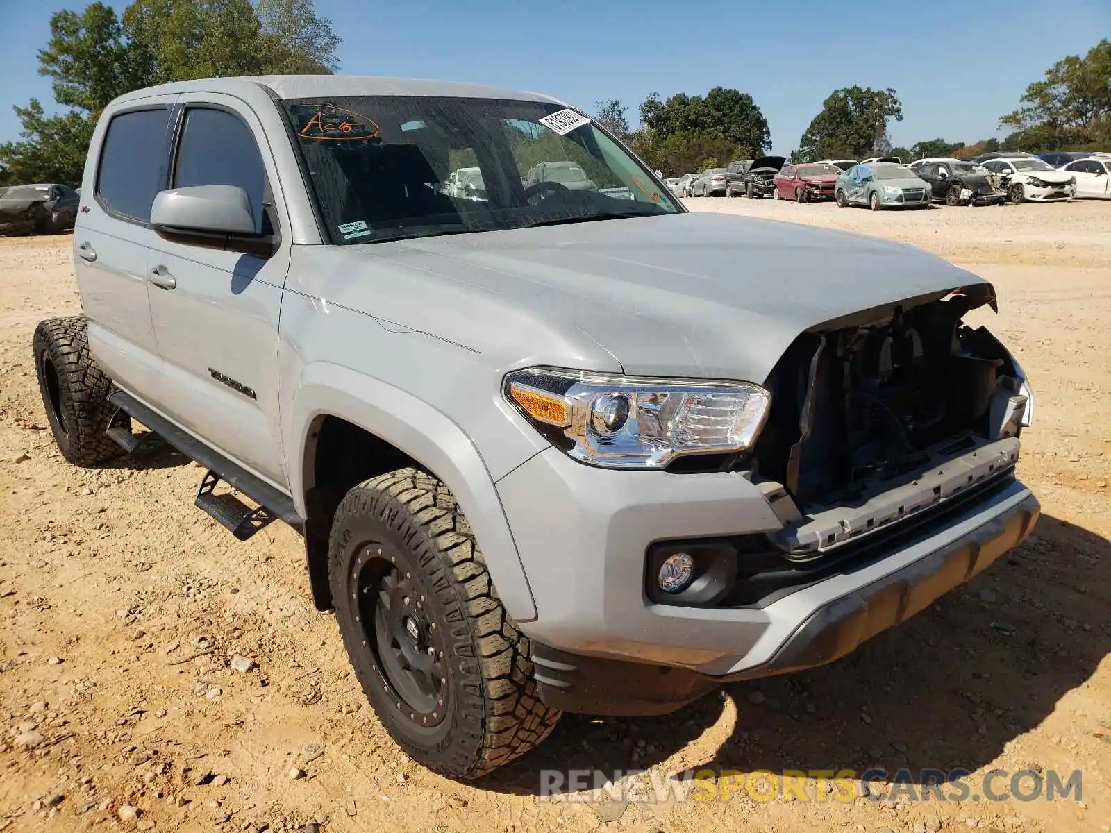 1 Photograph of a damaged car 3TMCZ5AN4KM202902 TOYOTA TACOMA 2019