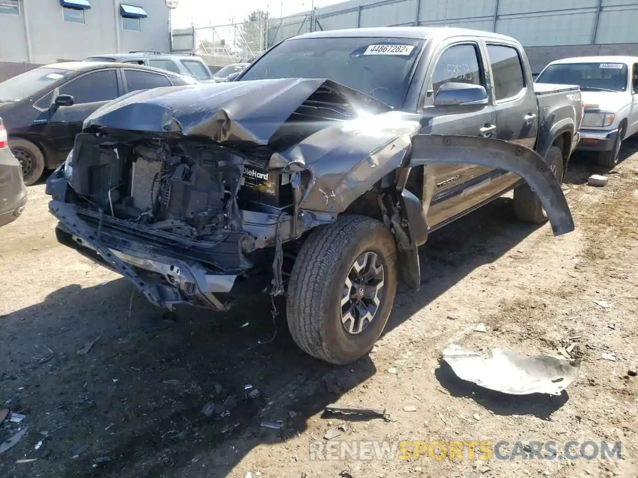 2 Photograph of a damaged car 3TMCZ5AN4KM213432 TOYOTA TACOMA 2019