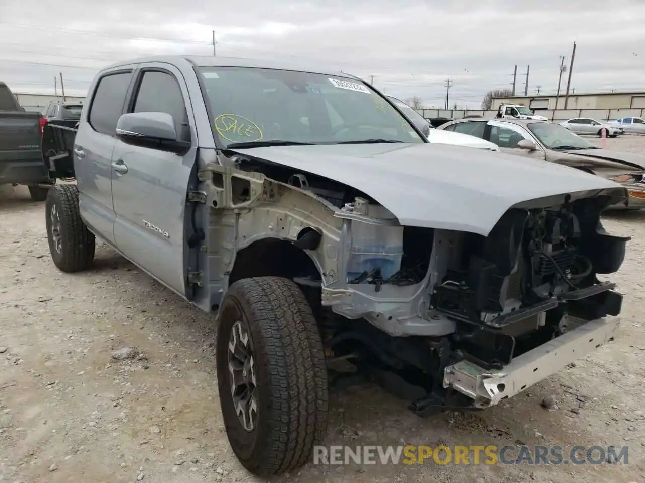 1 Photograph of a damaged car 3TMCZ5AN4KM223247 TOYOTA TACOMA 2019