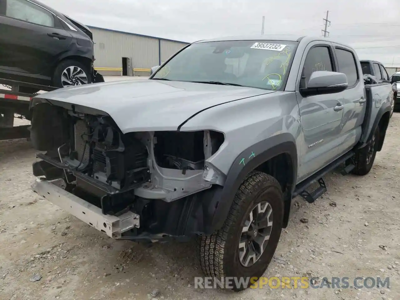 2 Photograph of a damaged car 3TMCZ5AN4KM223247 TOYOTA TACOMA 2019