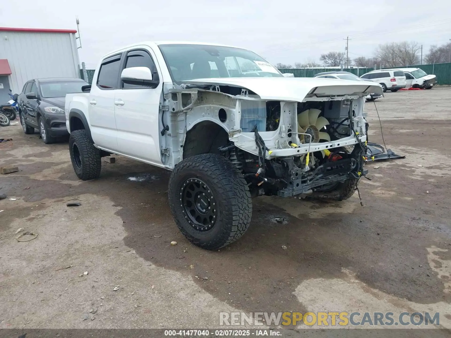1 Photograph of a damaged car 3TMCZ5AN4KM244003 TOYOTA TACOMA 2019