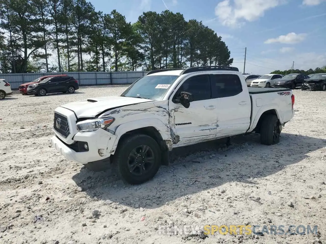 1 Photograph of a damaged car 3TMCZ5AN4KM248245 TOYOTA TACOMA 2019