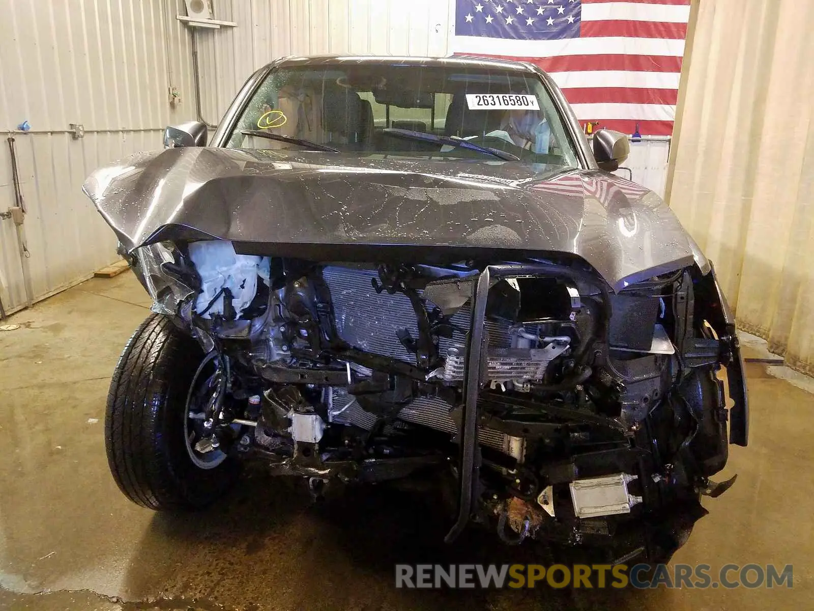 9 Photograph of a damaged car 3TMCZ5AN4KM257933 TOYOTA TACOMA 2019