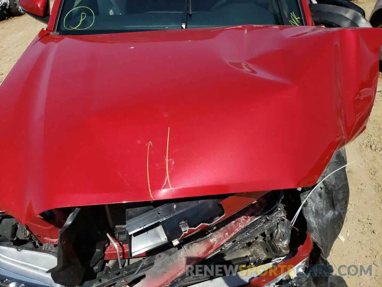 7 Photograph of a damaged car 3TMCZ5AN4KM261156 TOYOTA TACOMA 2019