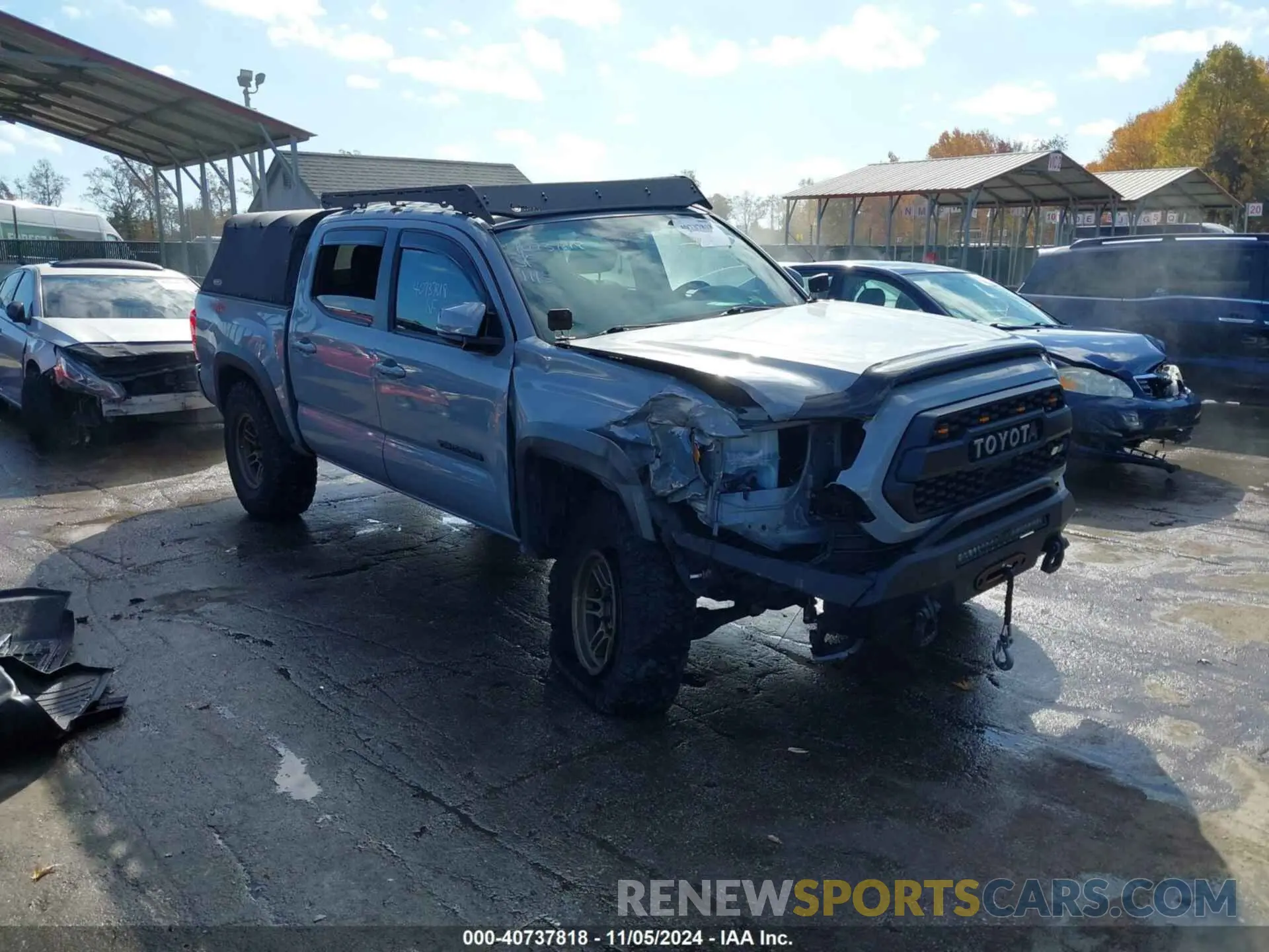 1 Photograph of a damaged car 3TMCZ5AN4KM265935 TOYOTA TACOMA 2019