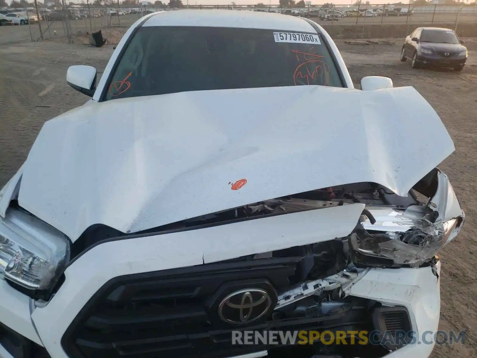 7 Photograph of a damaged car 3TMCZ5AN5KM191313 TOYOTA TACOMA 2019