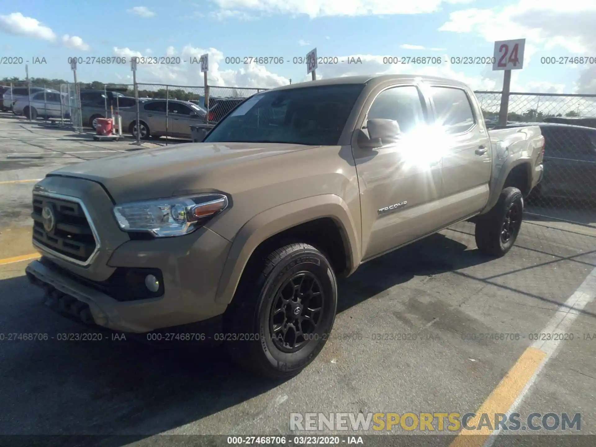 2 Photograph of a damaged car 3TMCZ5AN5KM193966 TOYOTA TACOMA 2019