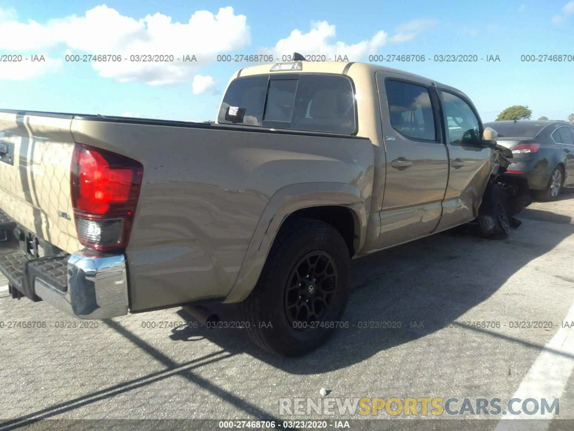 4 Photograph of a damaged car 3TMCZ5AN5KM193966 TOYOTA TACOMA 2019