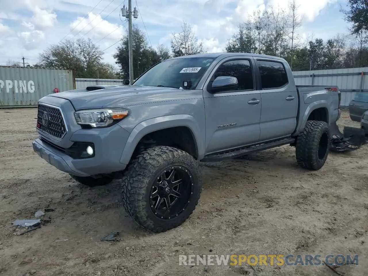 1 Photograph of a damaged car 3TMCZ5AN5KM195250 TOYOTA TACOMA 2019