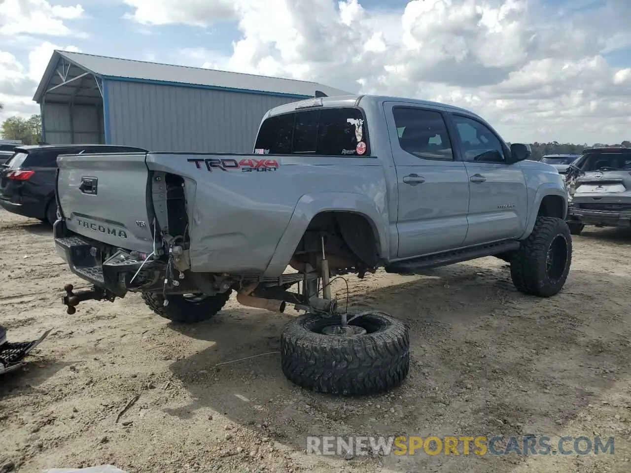 3 Photograph of a damaged car 3TMCZ5AN5KM195250 TOYOTA TACOMA 2019