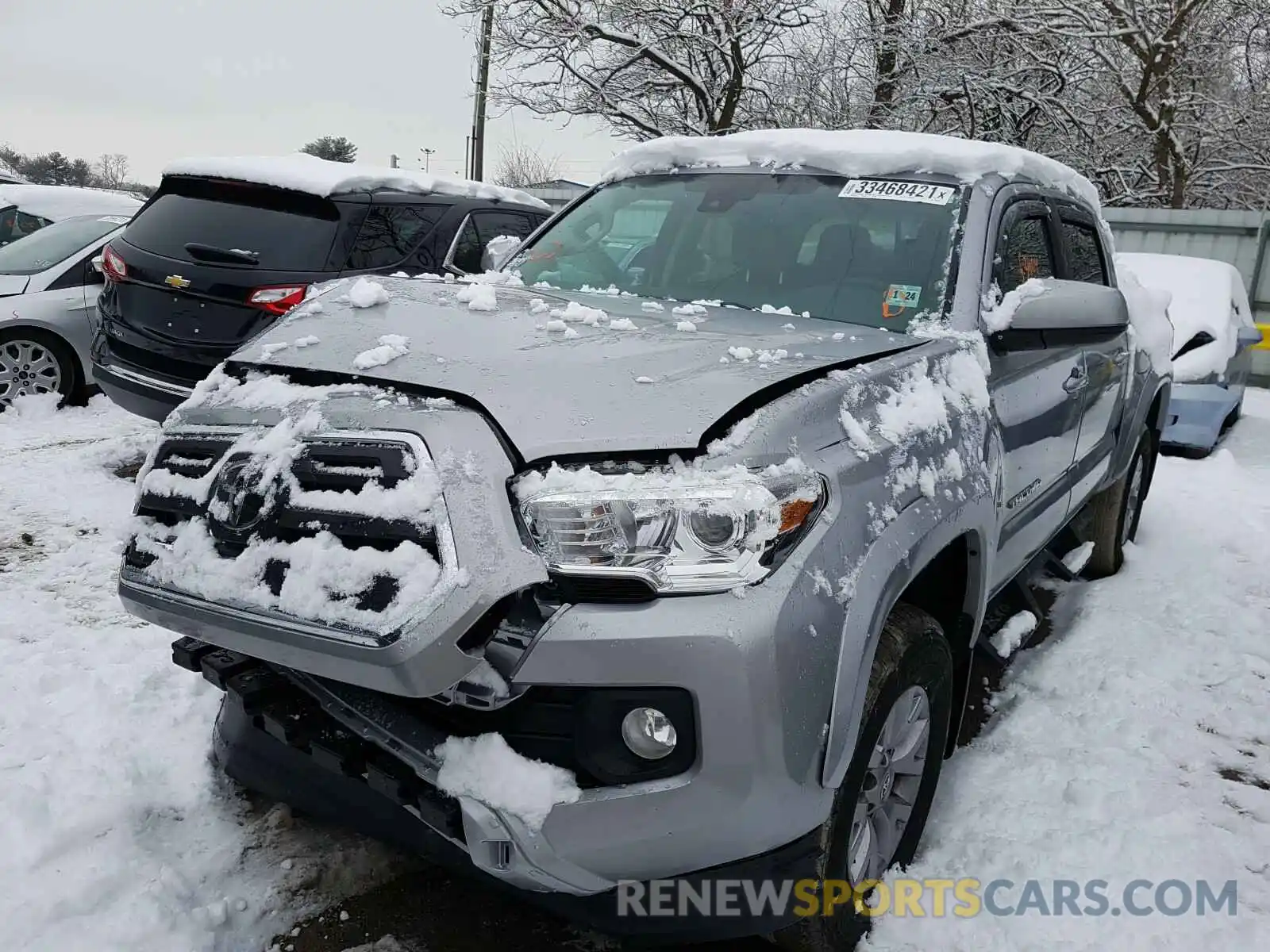 2 Photograph of a damaged car 3TMCZ5AN5KM196236 TOYOTA TACOMA 2019