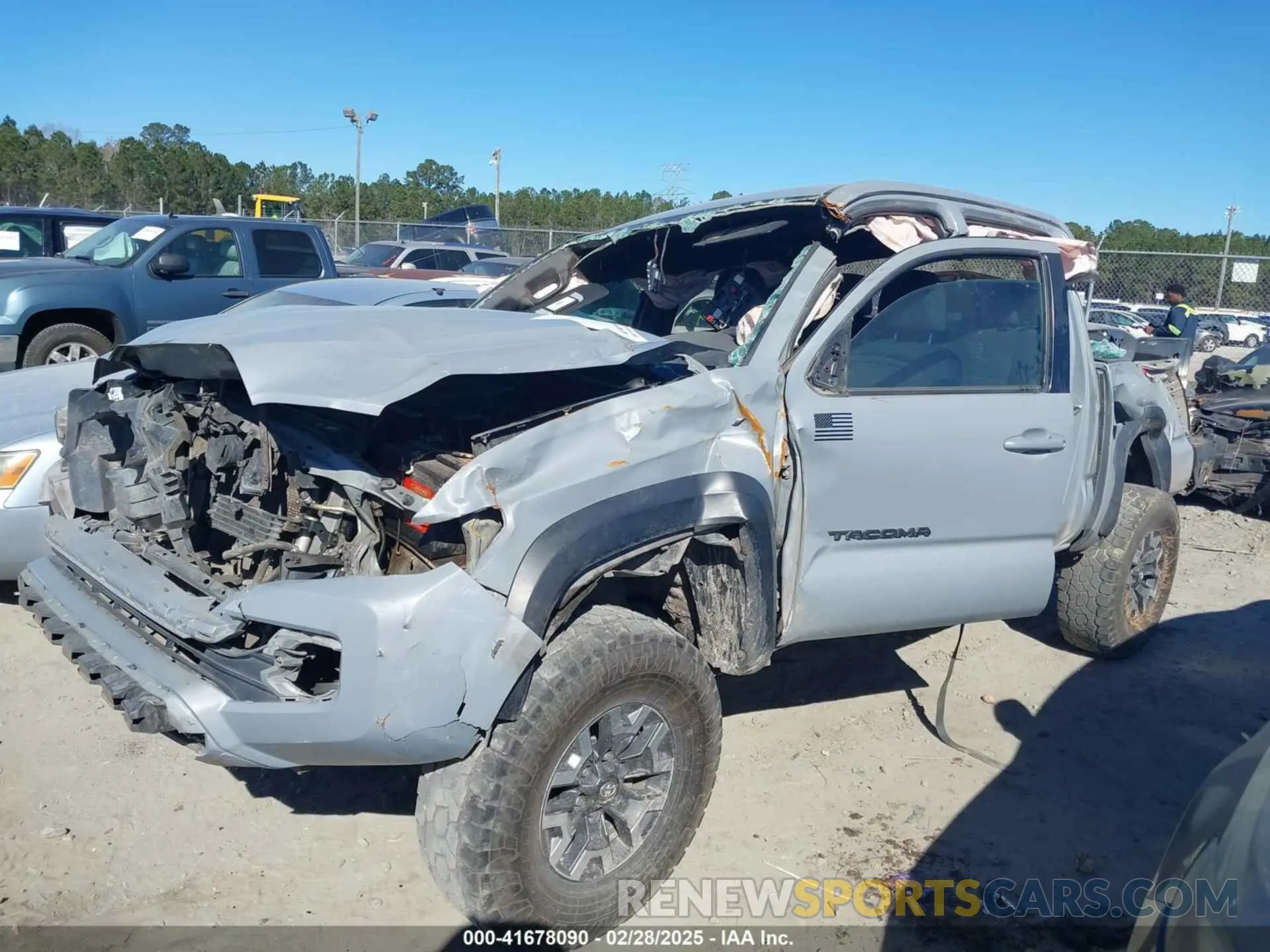 16 Photograph of a damaged car 3TMCZ5AN5KM199346 TOYOTA TACOMA 2019