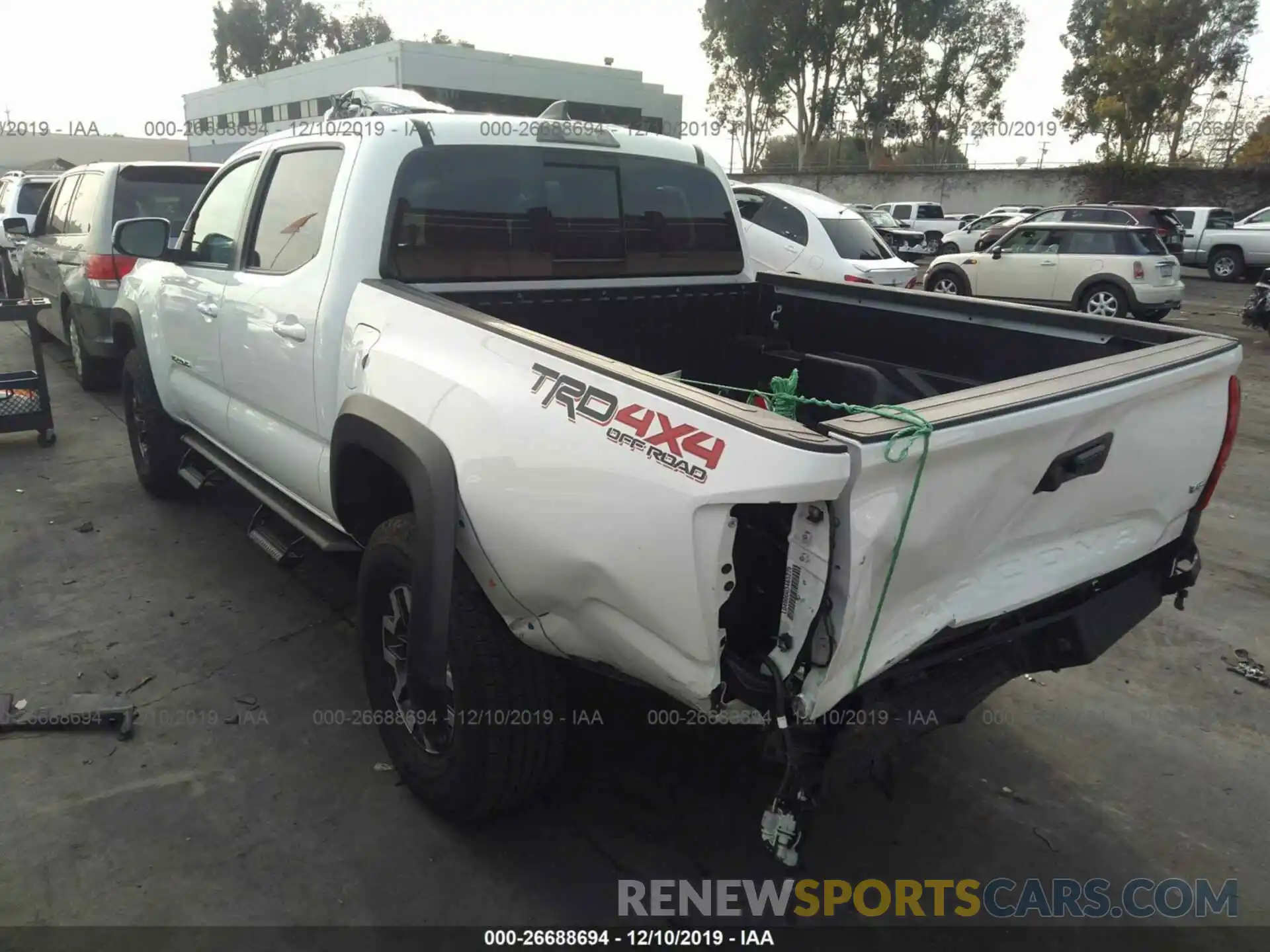 3 Photograph of a damaged car 3TMCZ5AN5KM200642 TOYOTA TACOMA 2019