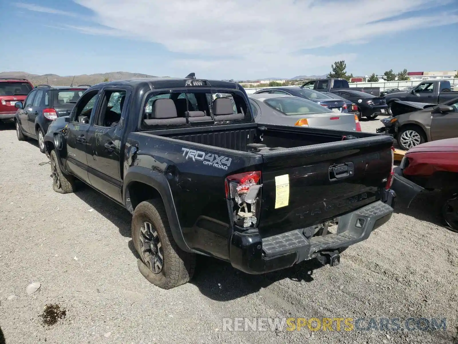 3 Photograph of a damaged car 3TMCZ5AN5KM203556 TOYOTA TACOMA 2019