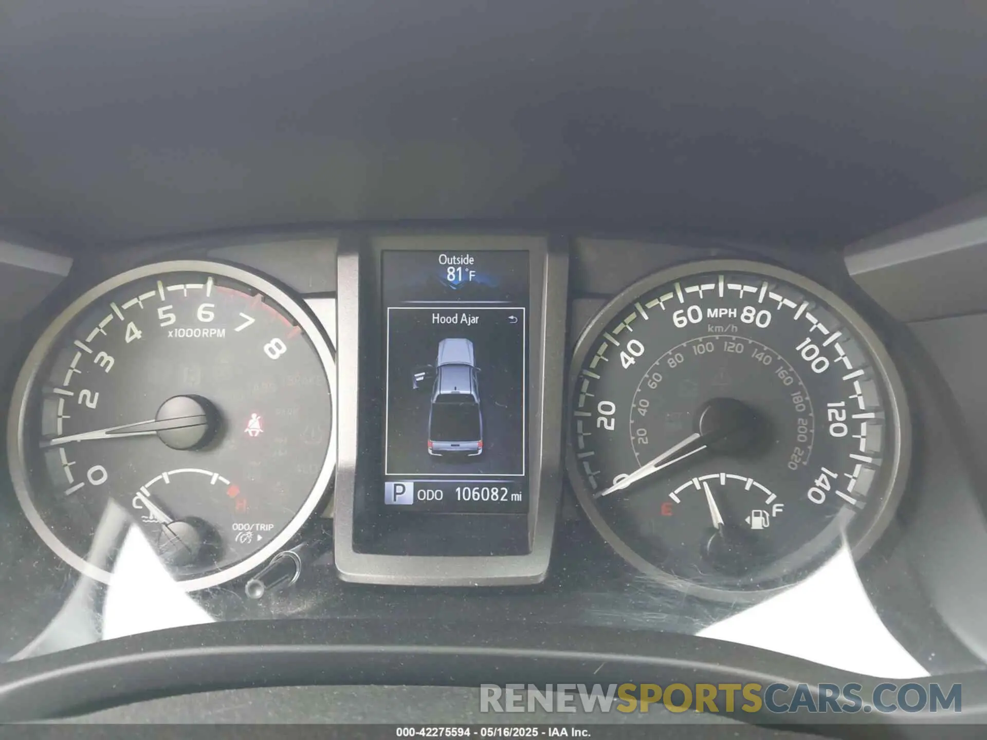 7 Photograph of a damaged car 3TMCZ5AN5KM209115 TOYOTA TACOMA 2019
