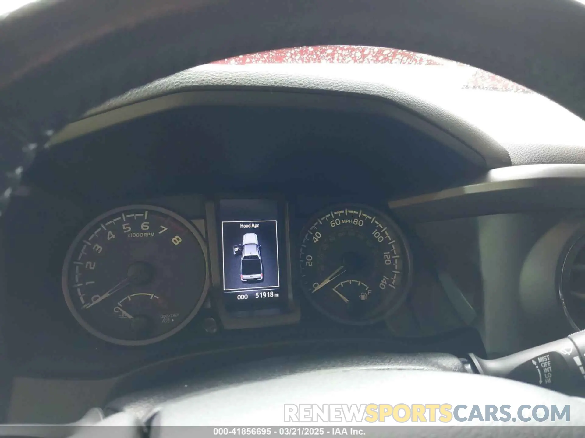 7 Photograph of a damaged car 3TMCZ5AN5KM220079 TOYOTA TACOMA 2019