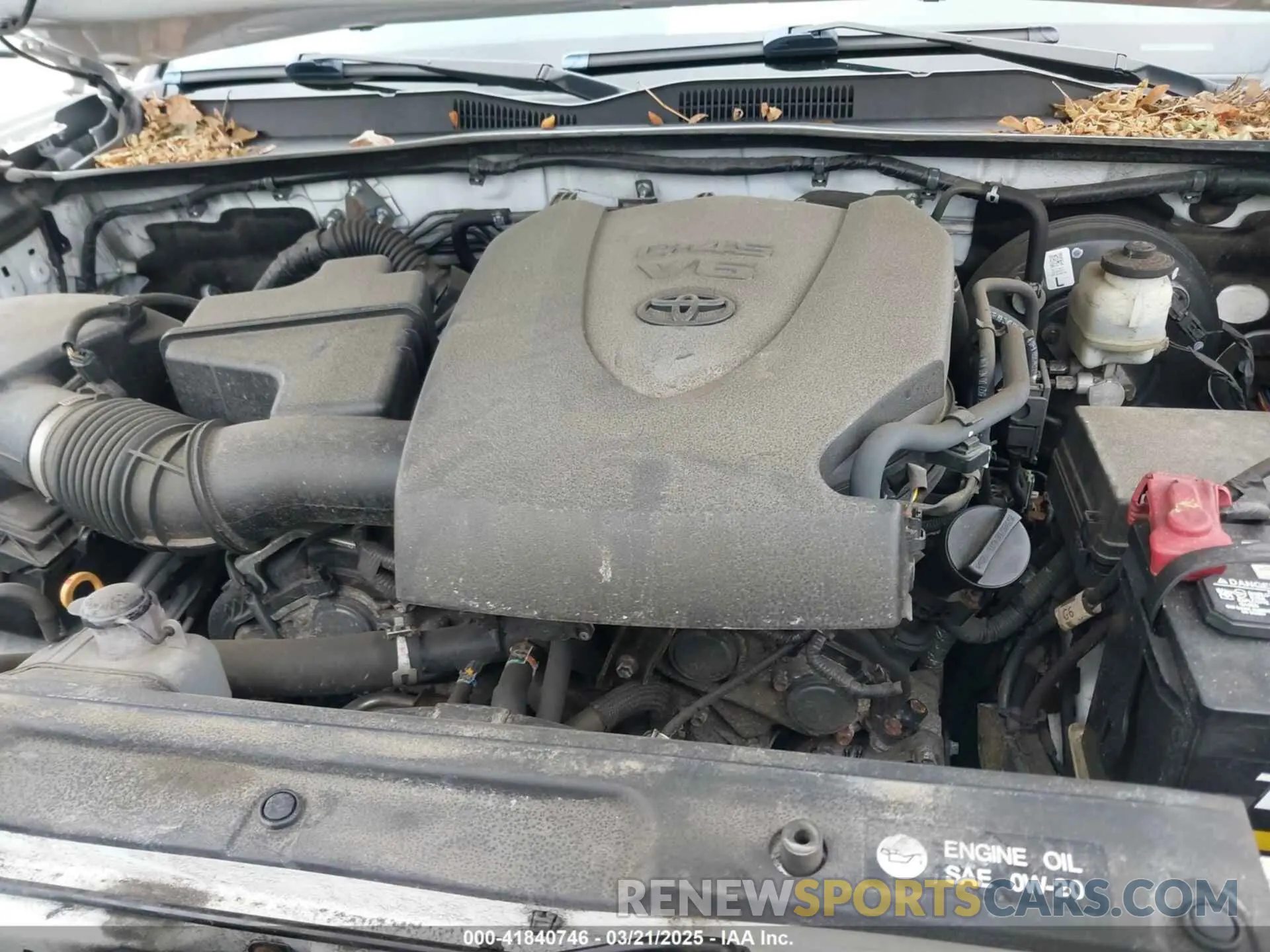 10 Photograph of a damaged car 3TMCZ5AN5KM220244 TOYOTA TACOMA 2019