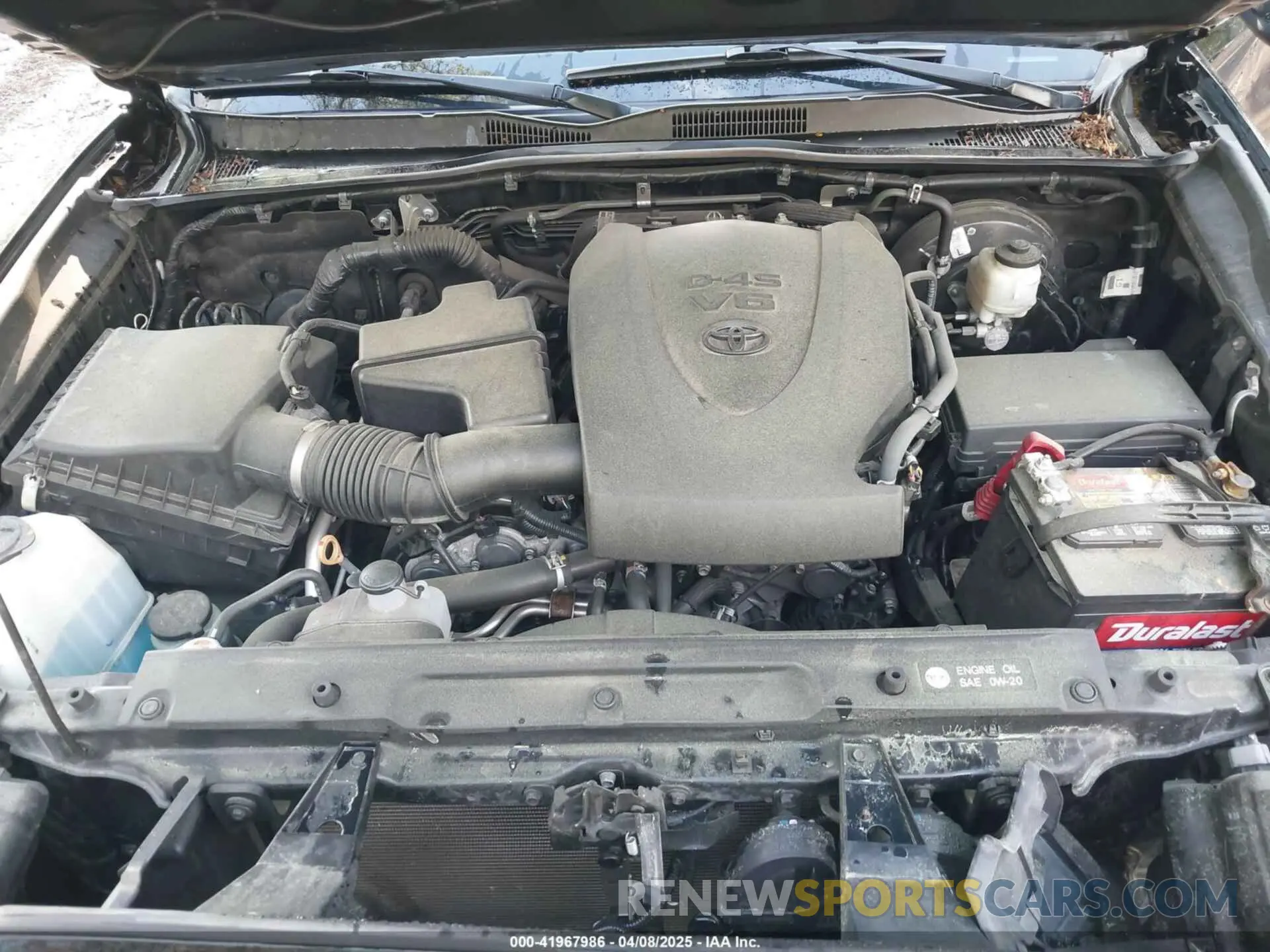 10 Photograph of a damaged car 3TMCZ5AN5KM221720 TOYOTA TACOMA 2019