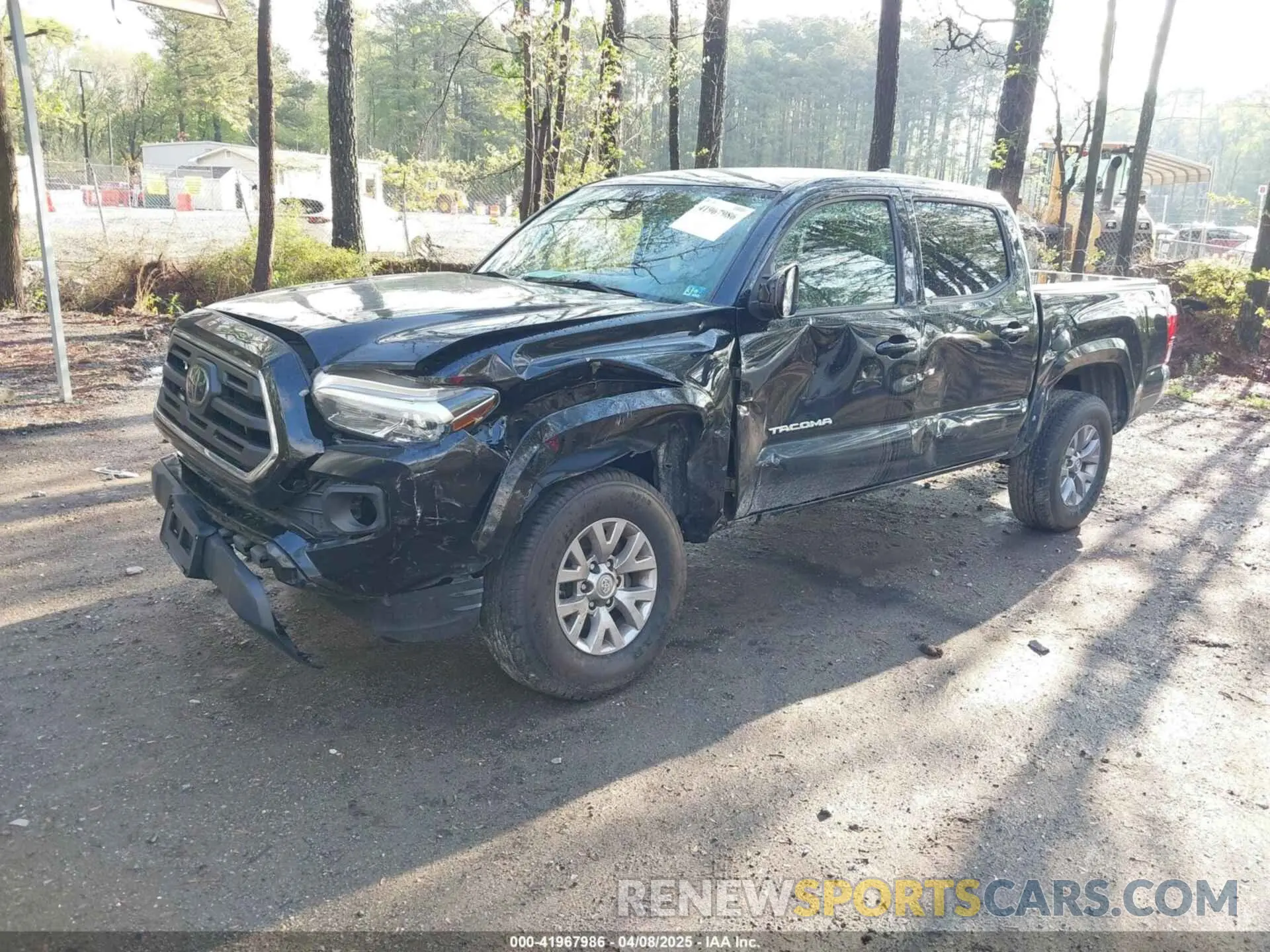 2 Photograph of a damaged car 3TMCZ5AN5KM221720 TOYOTA TACOMA 2019