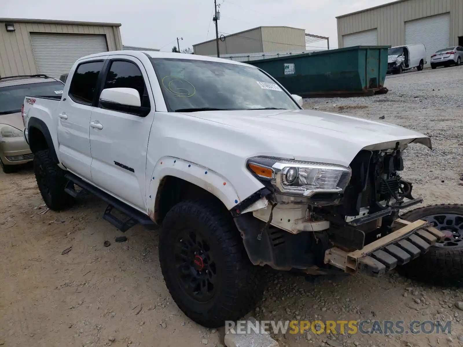 1 Photograph of a damaged car 3TMCZ5AN5KM236413 TOYOTA TACOMA 2019