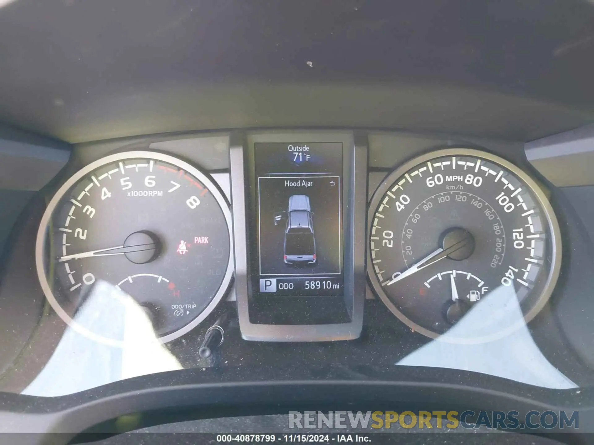 7 Photograph of a damaged car 3TMCZ5AN5KM236556 TOYOTA TACOMA 2019