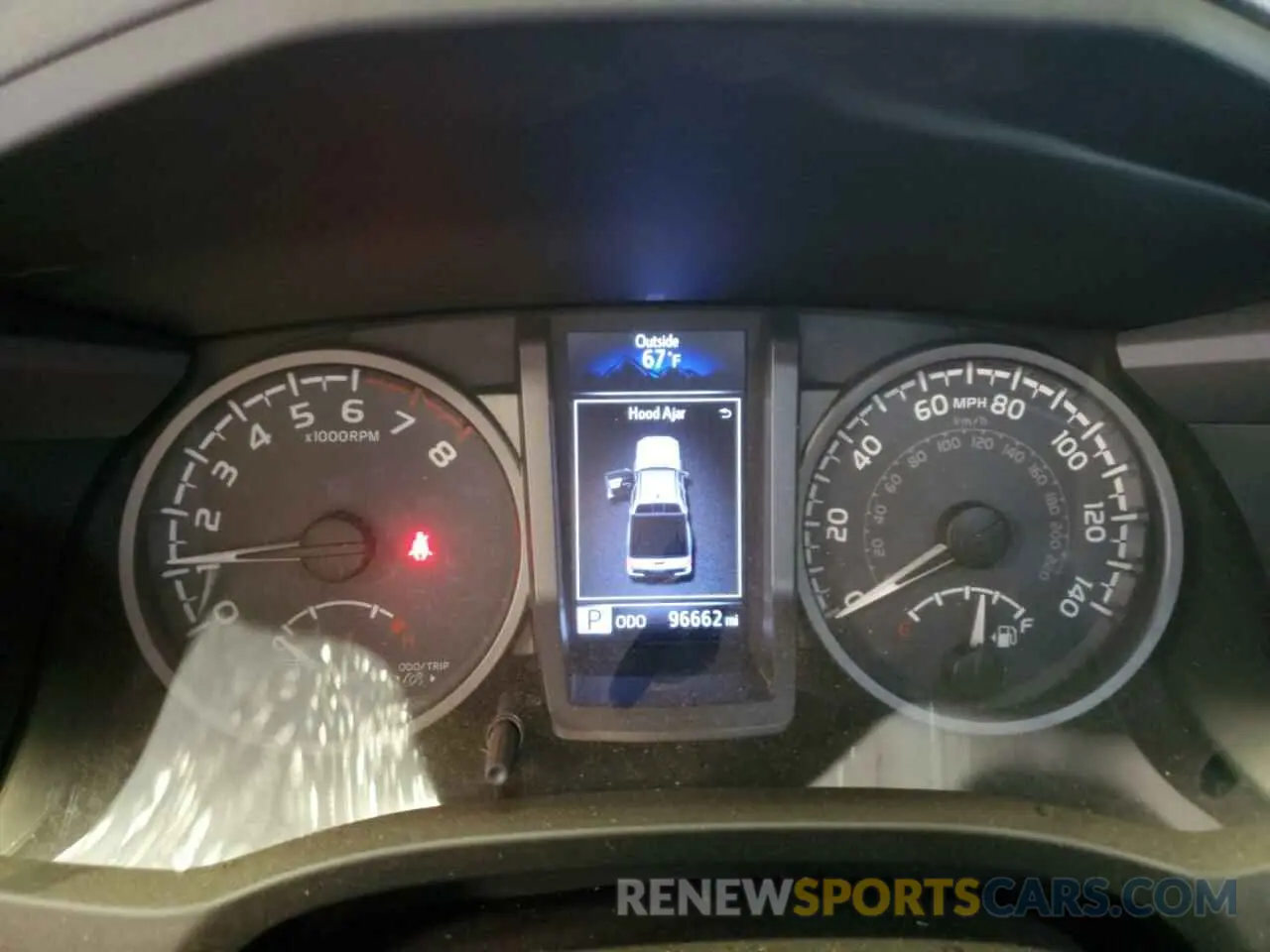 9 Photograph of a damaged car 3TMCZ5AN5KM237724 TOYOTA TACOMA 2019