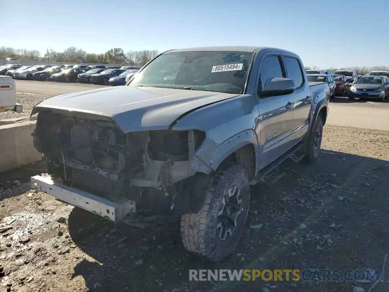 1 Photograph of a damaged car 3TMCZ5AN5KM248769 TOYOTA TACOMA 2019