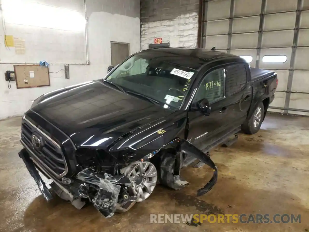 2 Photograph of a damaged car 3TMCZ5AN5KM256404 TOYOTA TACOMA 2019