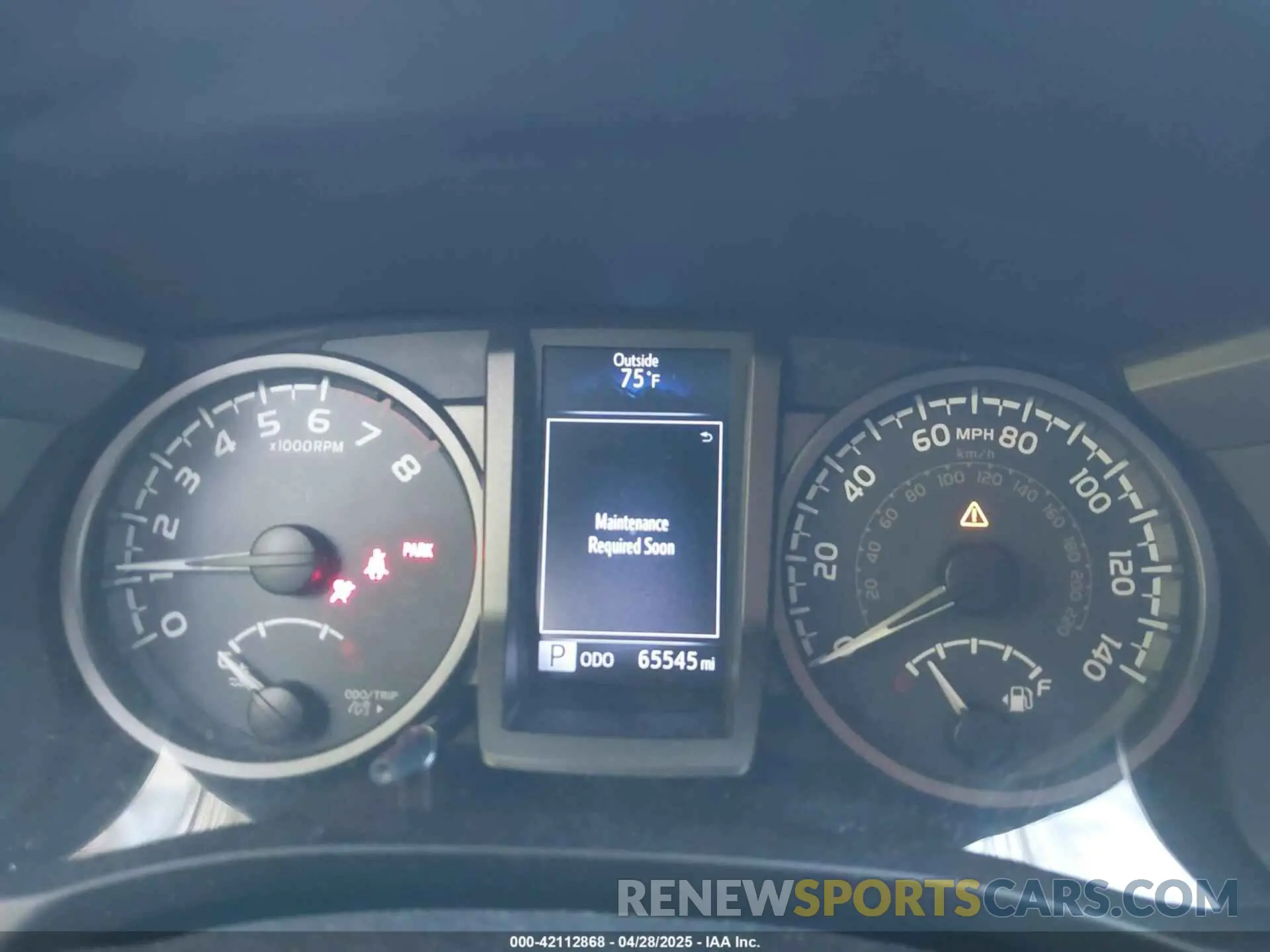 7 Photograph of a damaged car 3TMCZ5AN5KM263854 TOYOTA TACOMA 2019