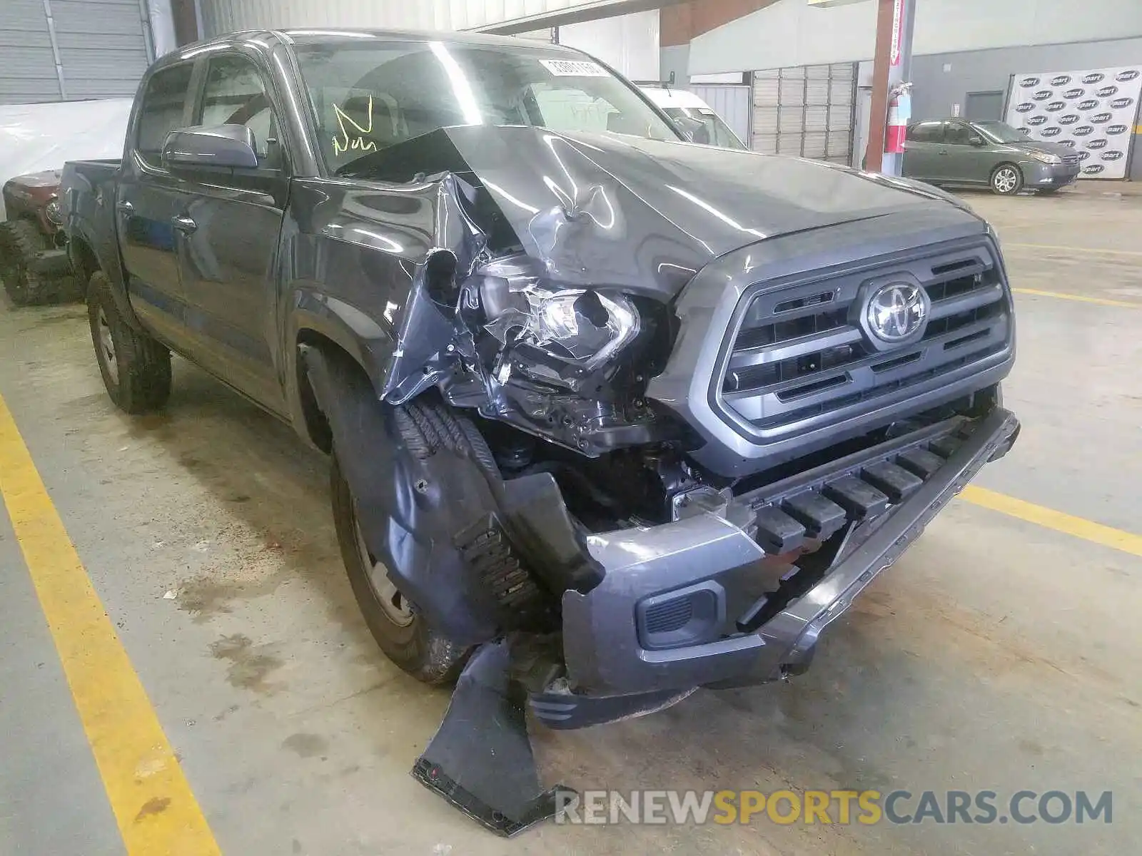 1 Photograph of a damaged car 3TMCZ5AN5KM273672 TOYOTA TACOMA 2019