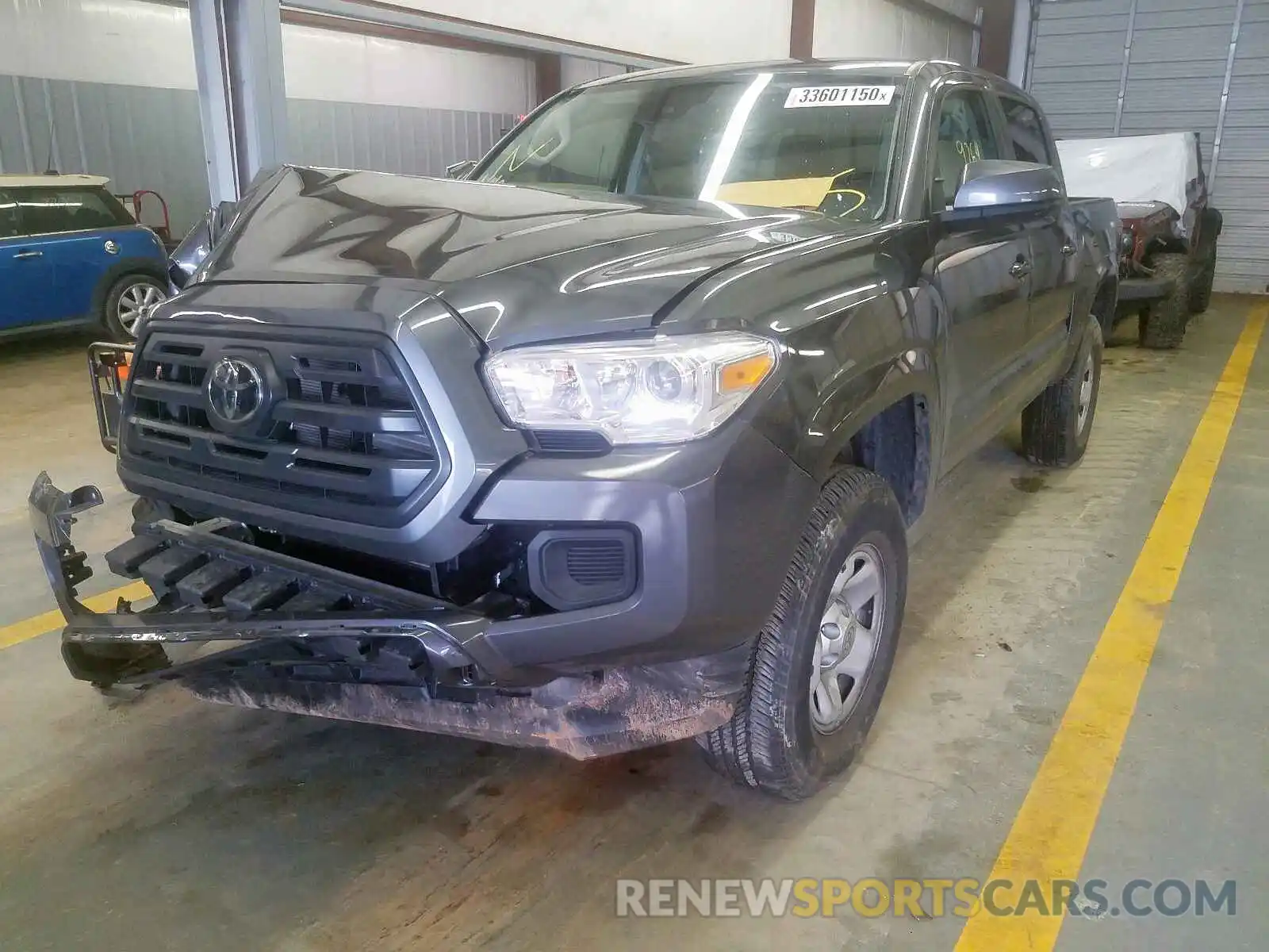 2 Photograph of a damaged car 3TMCZ5AN5KM273672 TOYOTA TACOMA 2019