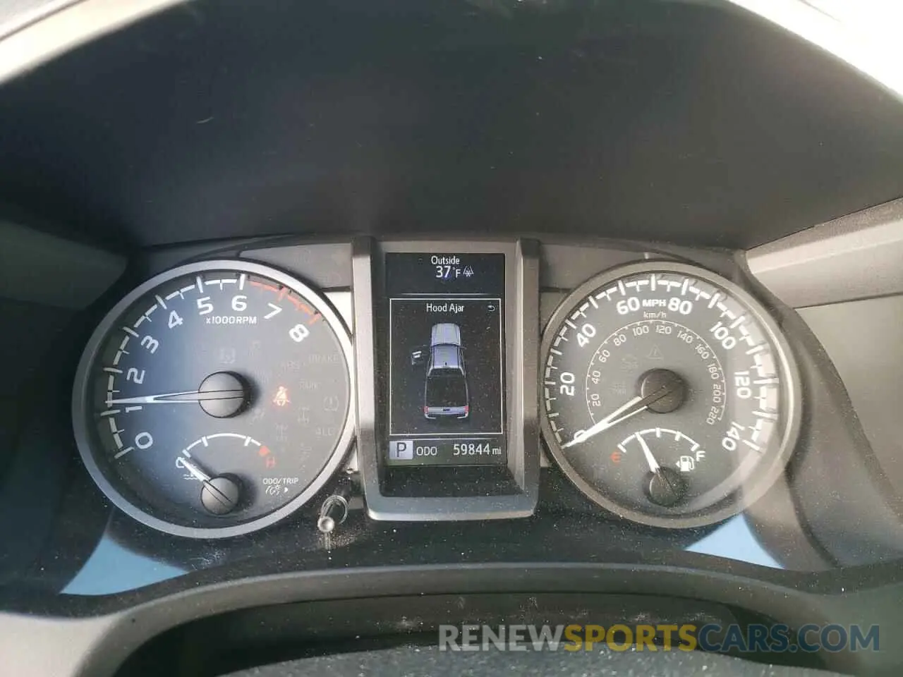 9 Photograph of a damaged car 3TMCZ5AN5KM287975 TOYOTA TACOMA 2019