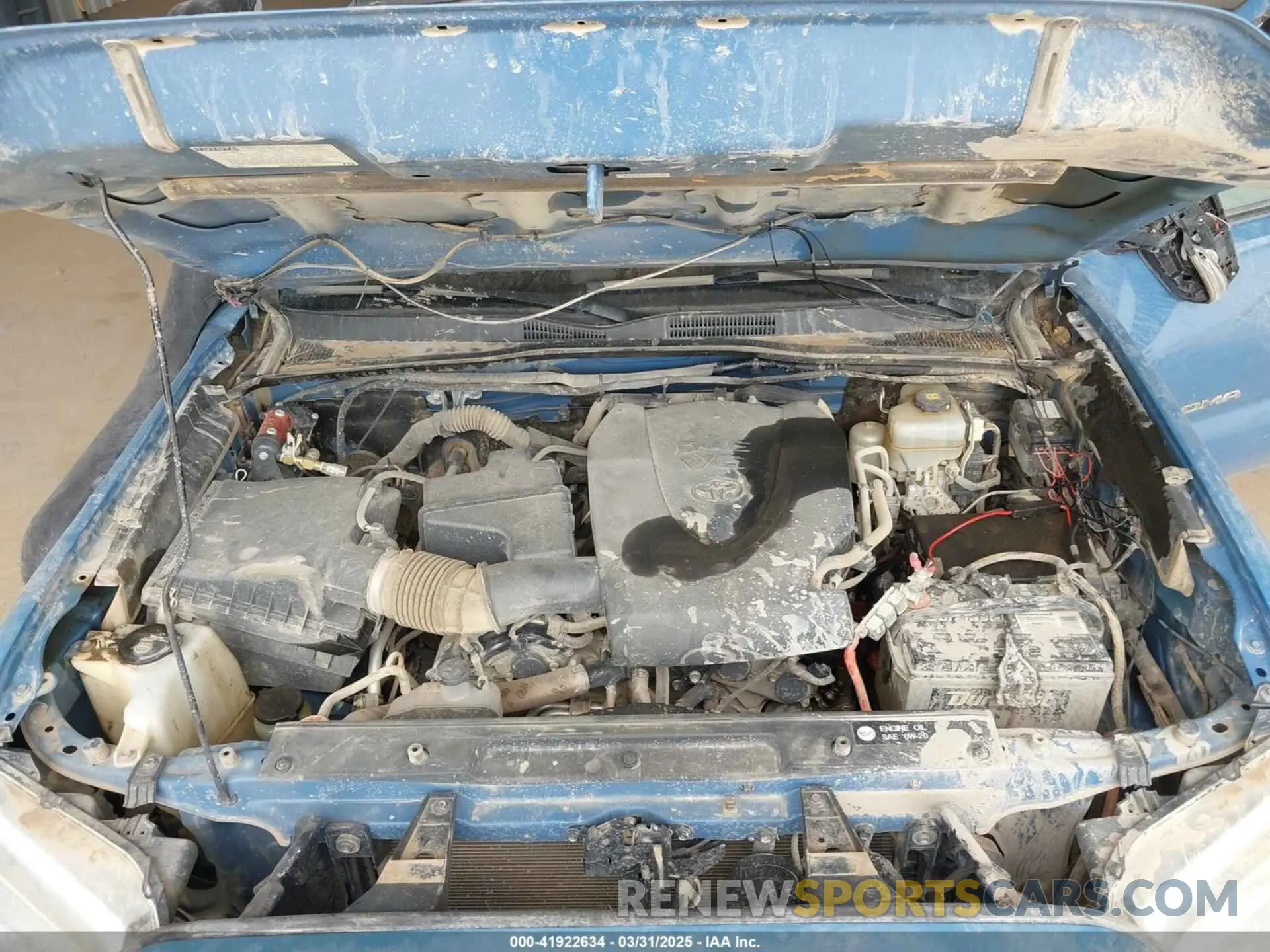 10 Photograph of a damaged car 3TMCZ5AN6KM194530 TOYOTA TACOMA 2019