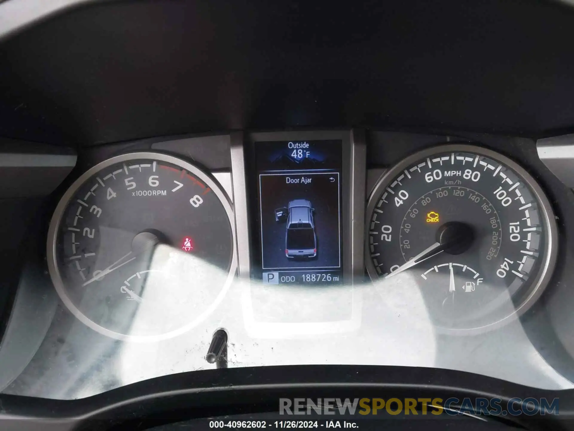 7 Photograph of a damaged car 3TMCZ5AN6KM203517 TOYOTA TACOMA 2019