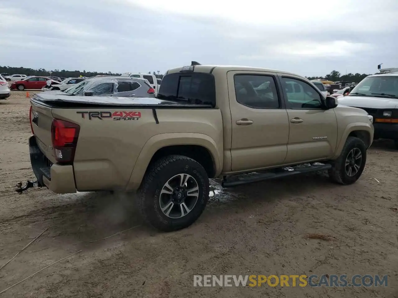 3 Photograph of a damaged car 3TMCZ5AN6KM217661 TOYOTA TACOMA 2019