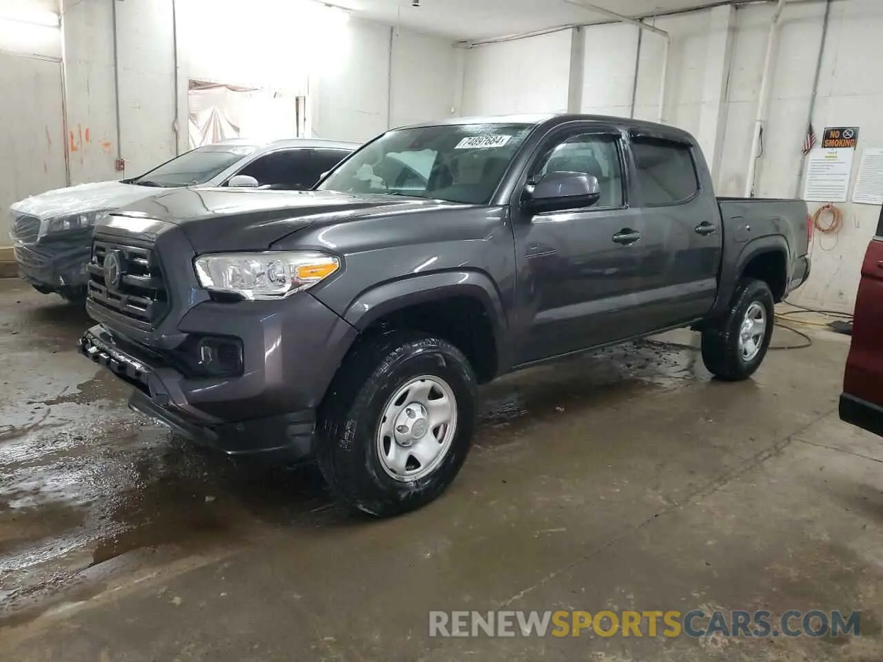 1 Photograph of a damaged car 3TMCZ5AN6KM220639 TOYOTA TACOMA 2019