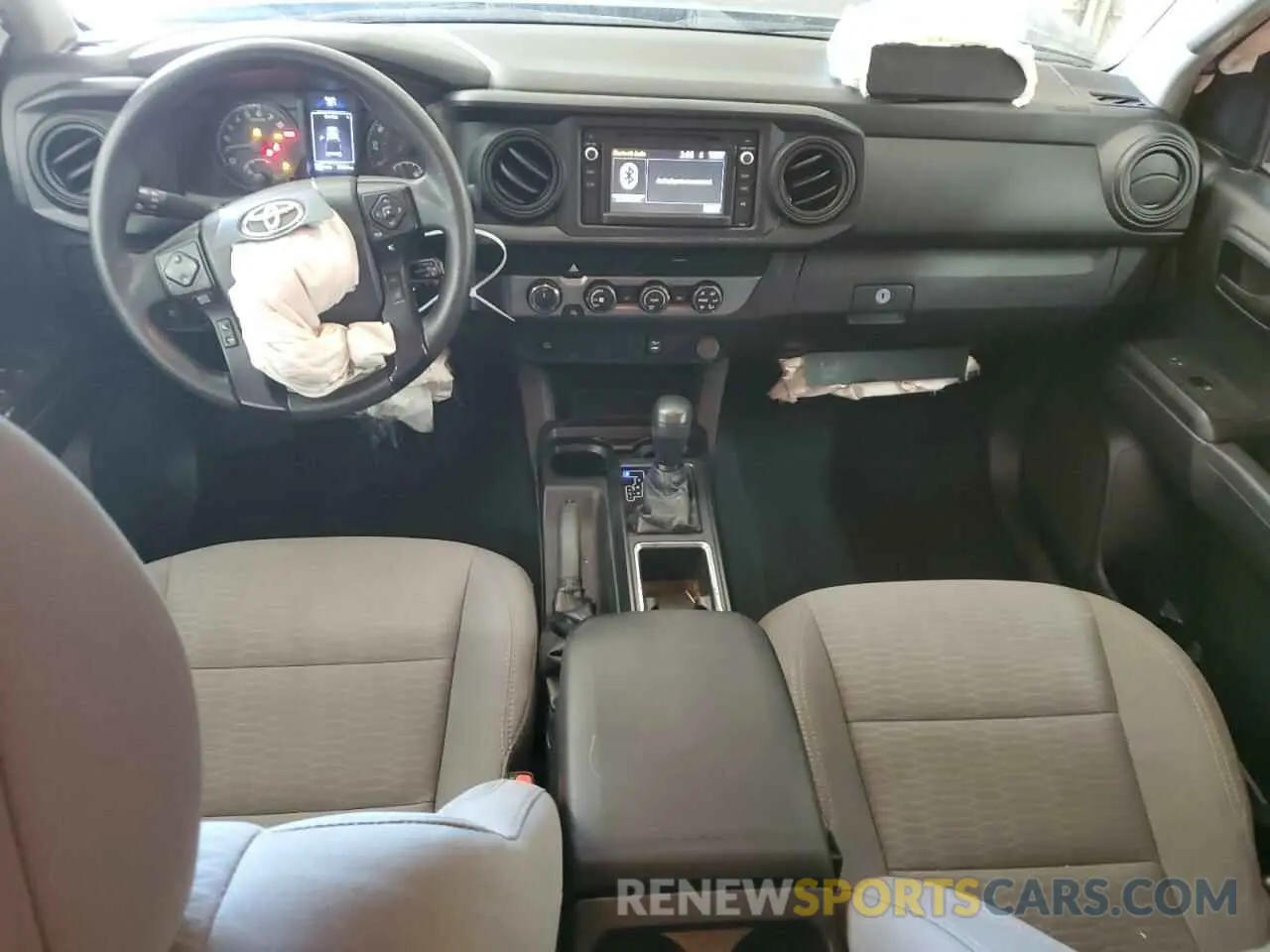 8 Photograph of a damaged car 3TMCZ5AN6KM220639 TOYOTA TACOMA 2019