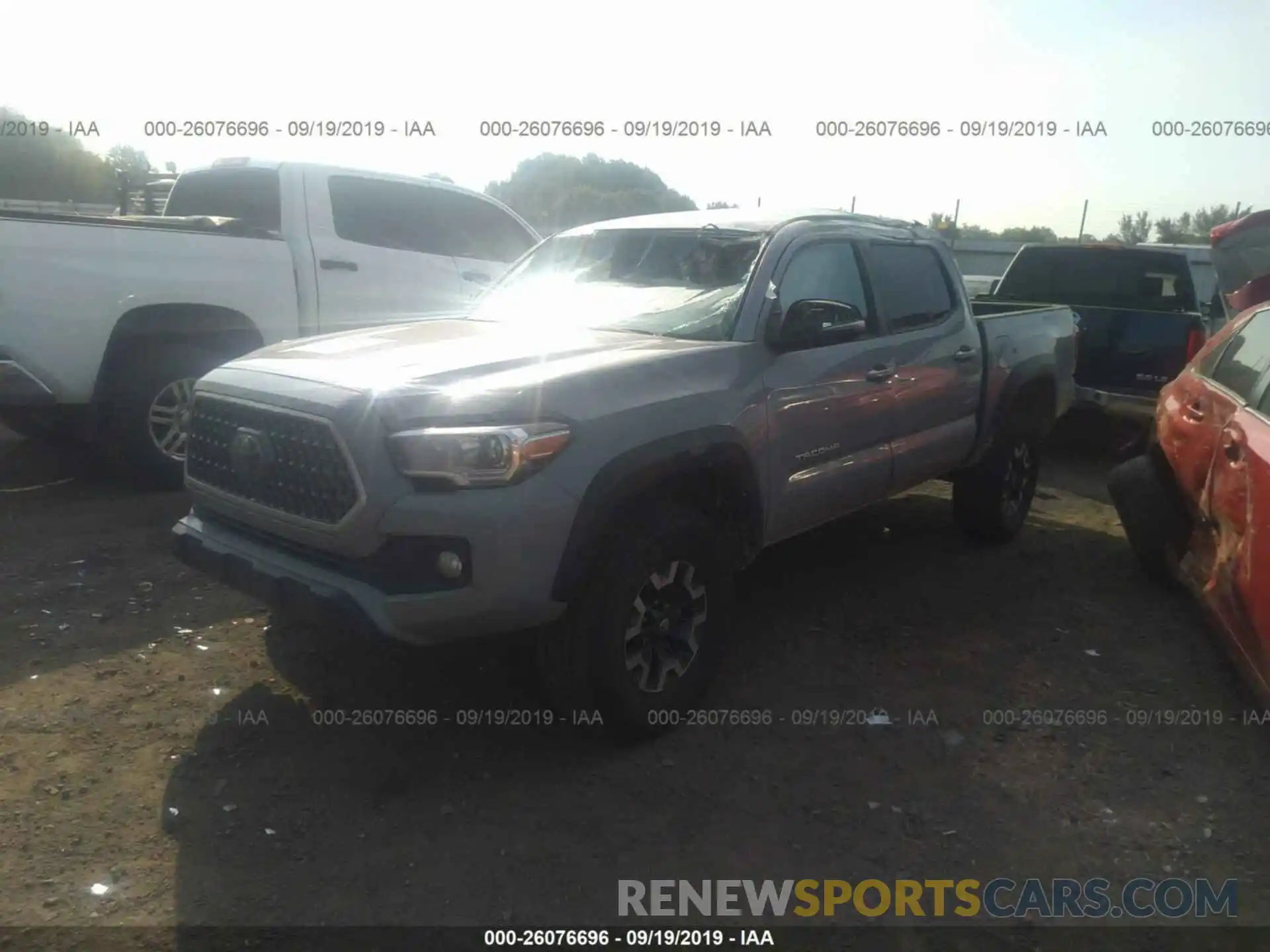 2 Photograph of a damaged car 3TMCZ5AN6KM224478 TOYOTA TACOMA 2019