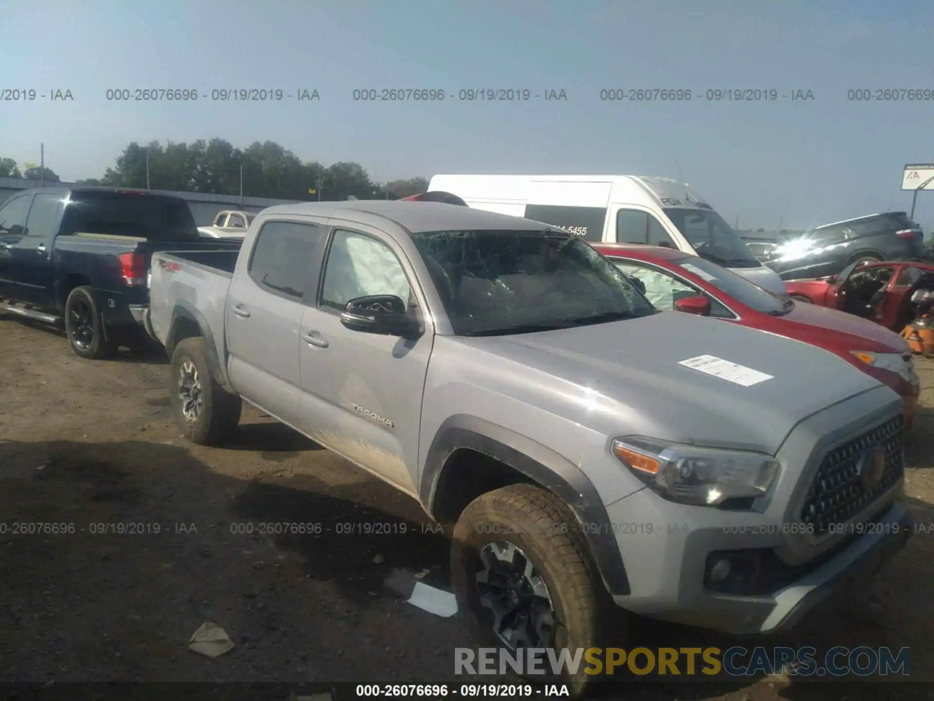 6 Photograph of a damaged car 3TMCZ5AN6KM224478 TOYOTA TACOMA 2019