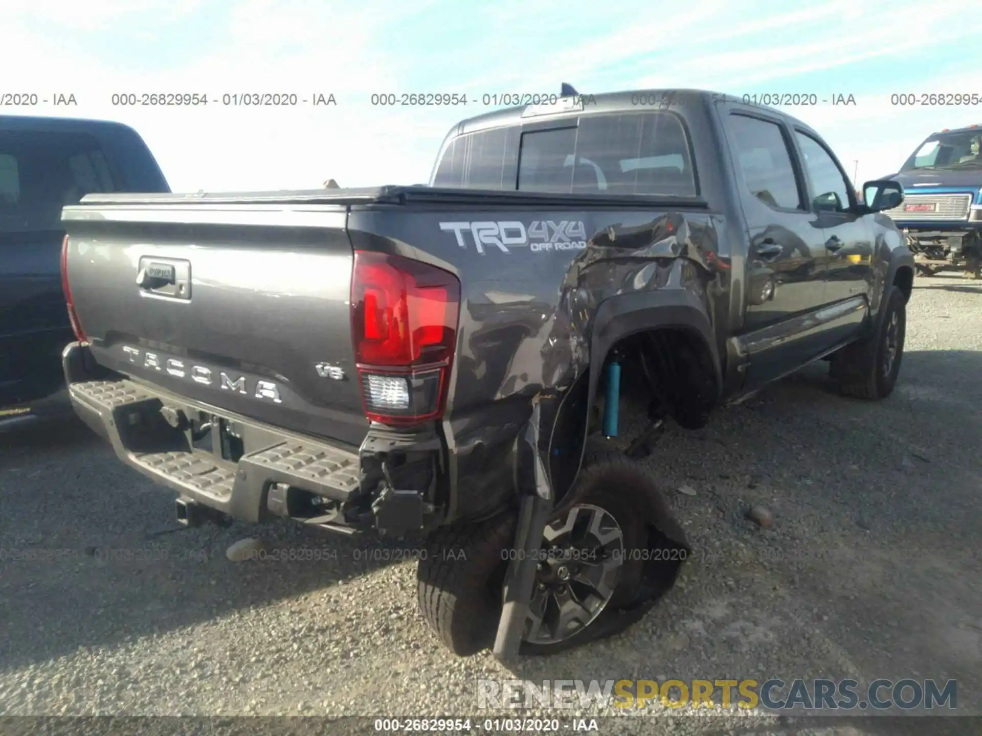 4 Photograph of a damaged car 3TMCZ5AN6KM226019 TOYOTA TACOMA 2019