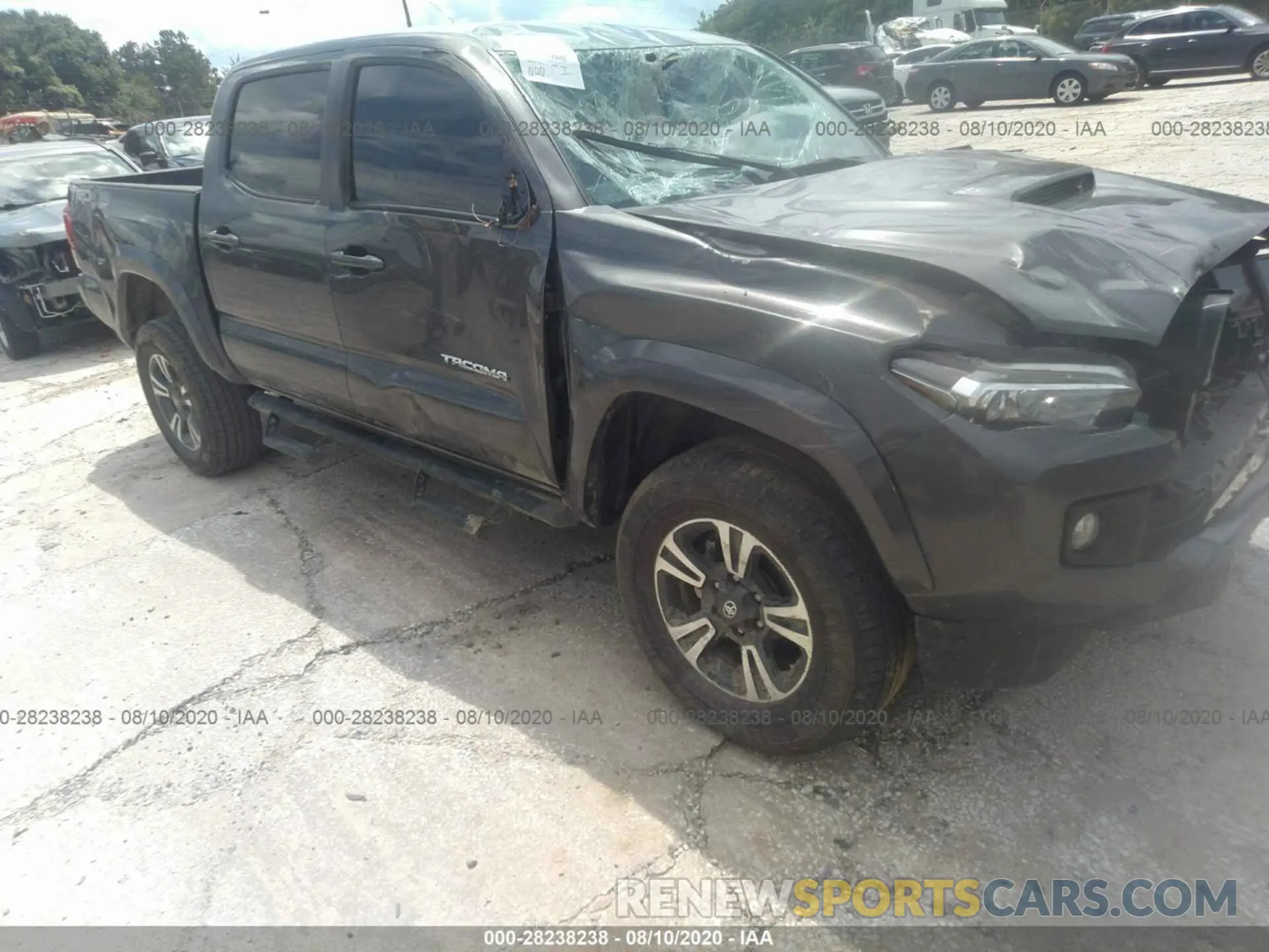 1 Photograph of a damaged car 3TMCZ5AN6KM227347 TOYOTA TACOMA 2019