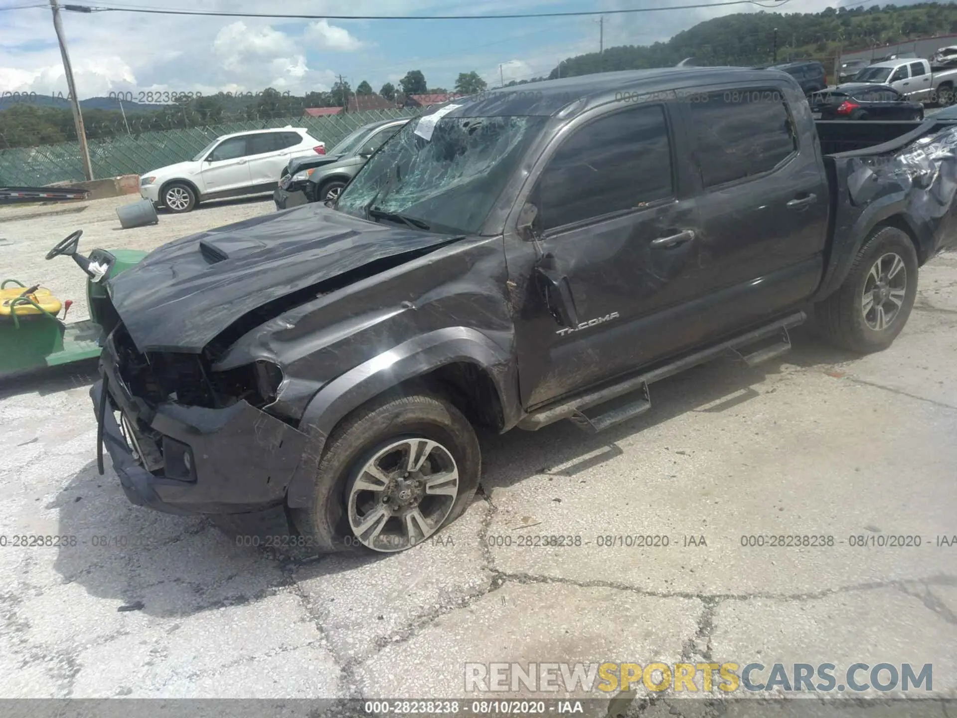 2 Photograph of a damaged car 3TMCZ5AN6KM227347 TOYOTA TACOMA 2019