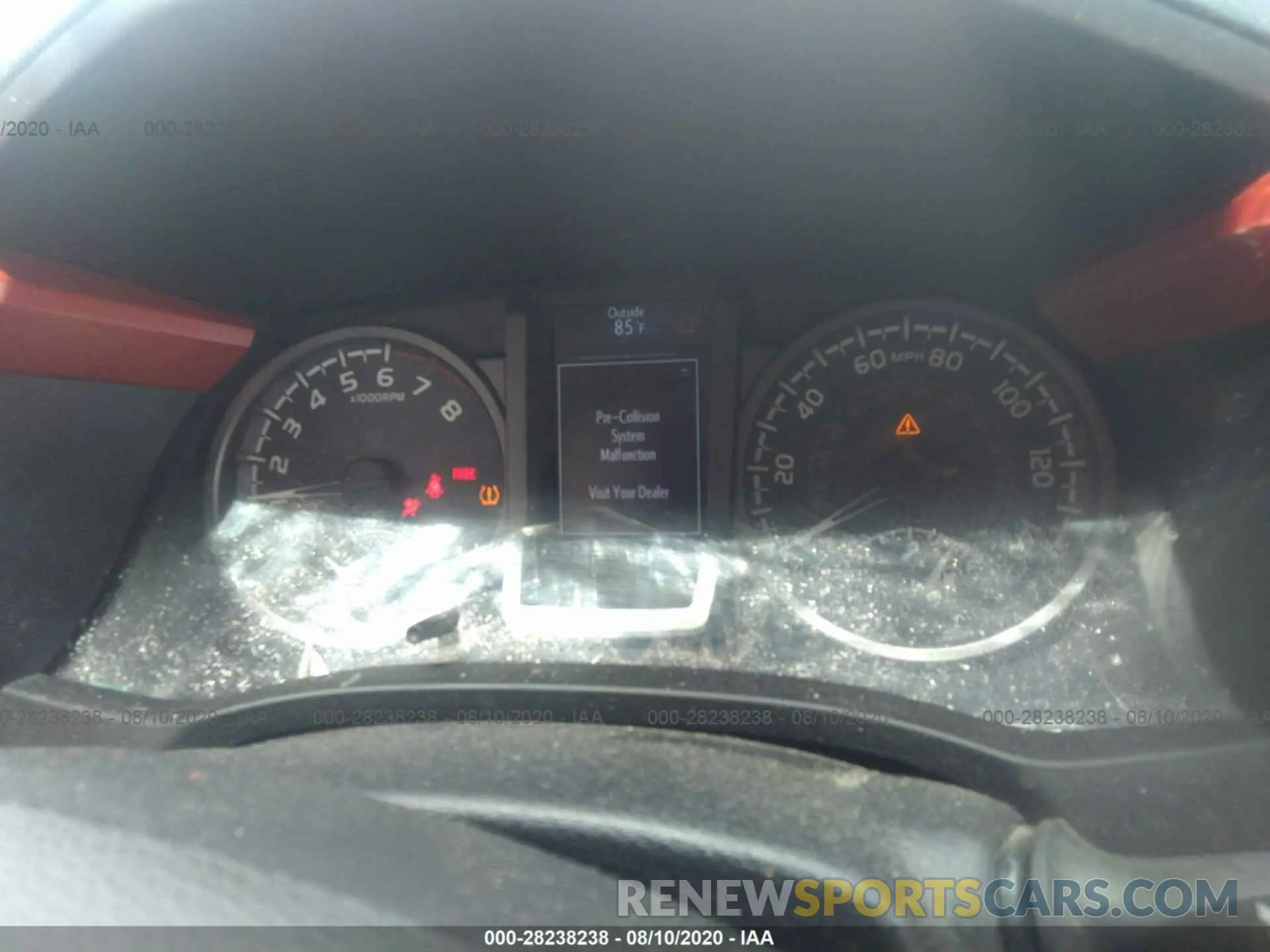 7 Photograph of a damaged car 3TMCZ5AN6KM227347 TOYOTA TACOMA 2019