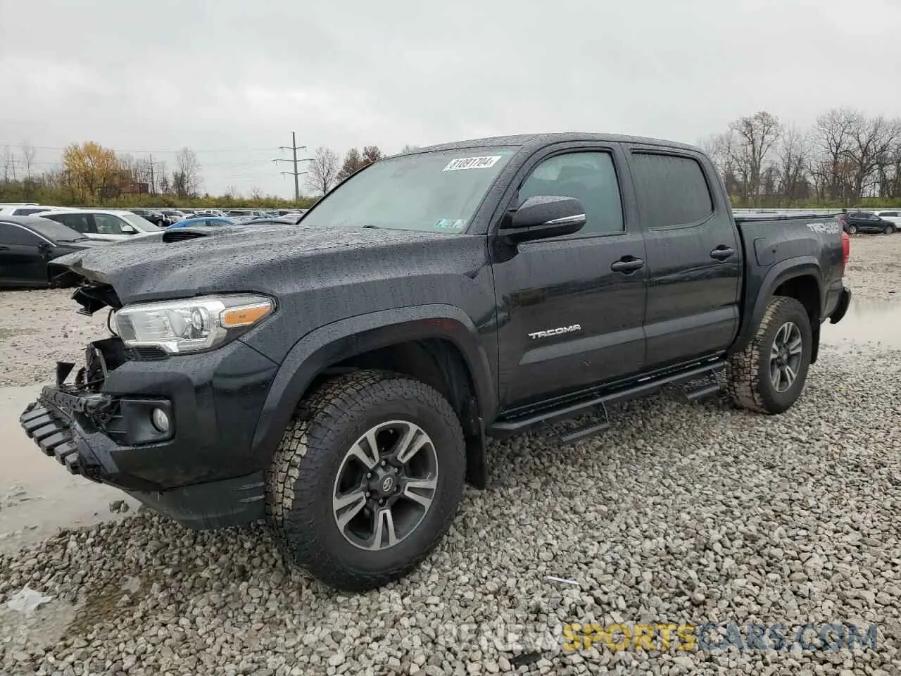 1 Photograph of a damaged car 3TMCZ5AN6KM227736 TOYOTA TACOMA 2019