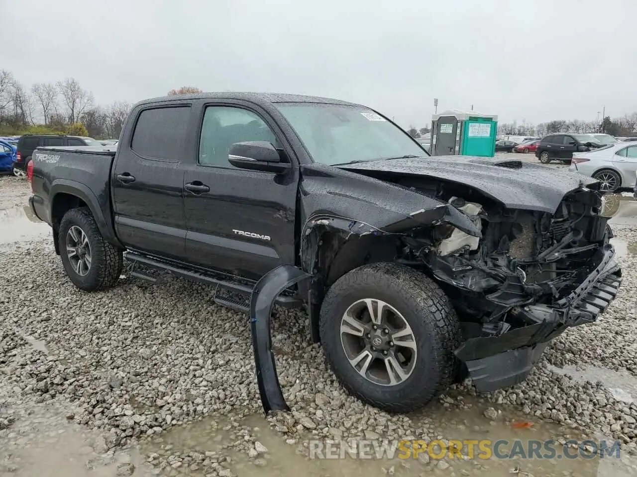 4 Photograph of a damaged car 3TMCZ5AN6KM227736 TOYOTA TACOMA 2019