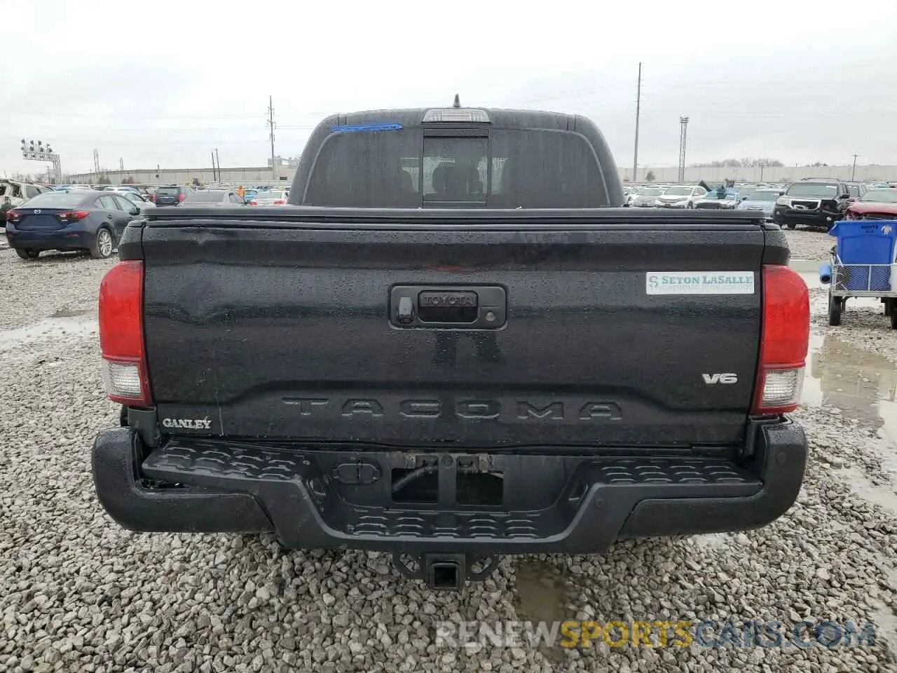 6 Photograph of a damaged car 3TMCZ5AN6KM227736 TOYOTA TACOMA 2019