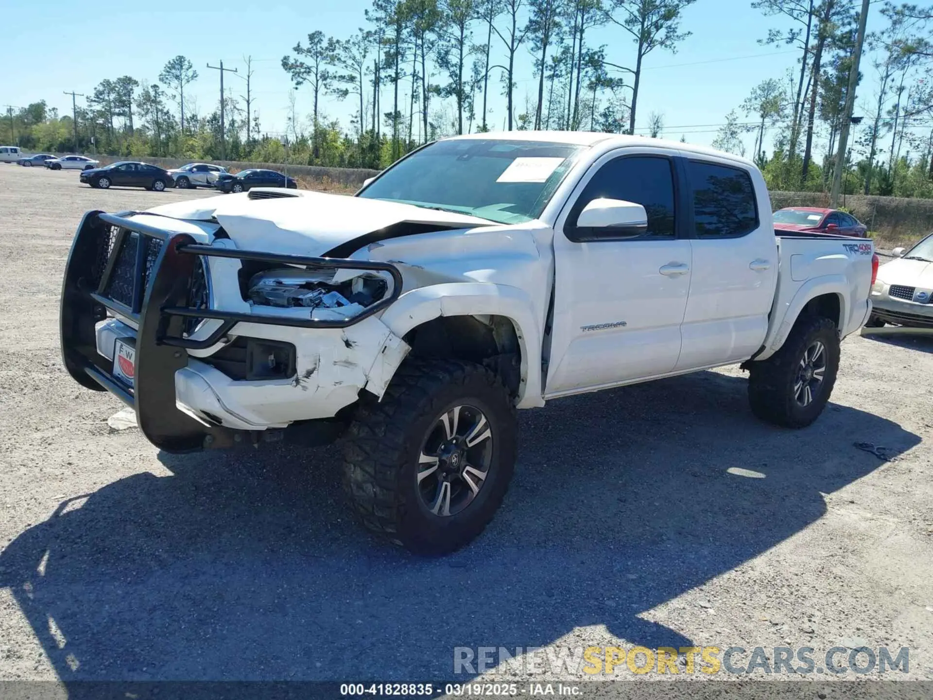 2 Photograph of a damaged car 3TMCZ5AN6KM229597 TOYOTA TACOMA 2019