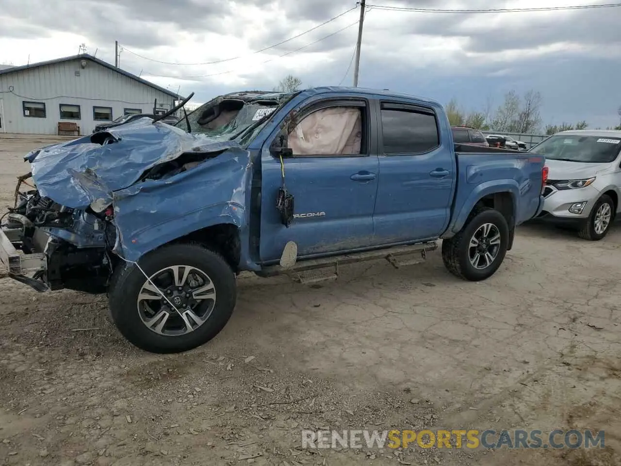 1 Photograph of a damaged car 3TMCZ5AN6KM229700 TOYOTA TACOMA 2019