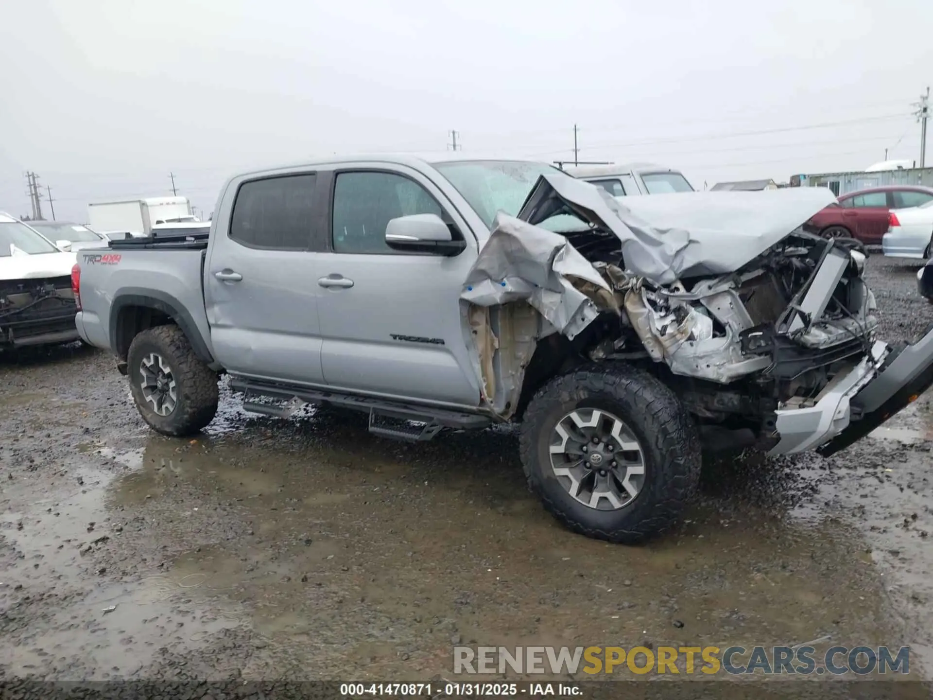 1 Photograph of a damaged car 3TMCZ5AN6KM235786 TOYOTA TACOMA 2019