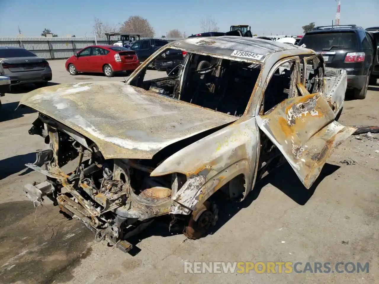 2 Photograph of a damaged car 3TMCZ5AN6KM245864 TOYOTA TACOMA 2019